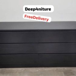 New Dresser White Or Black And Free Delivery 