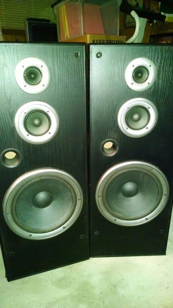 JVC SP-7500 tower speakers, subs. Still available