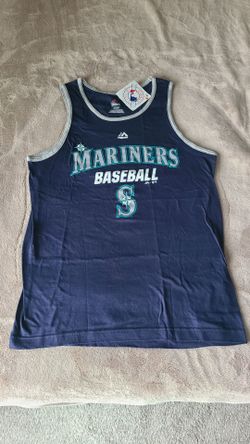 Seattle Mariners Baseball Tank Top Blue size s