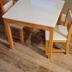 Toddler Table Wood 2 Chairs Artist Studio