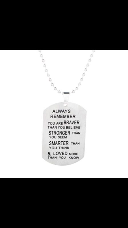 Stainless steel dog tag! Brand new! Amazing gift!