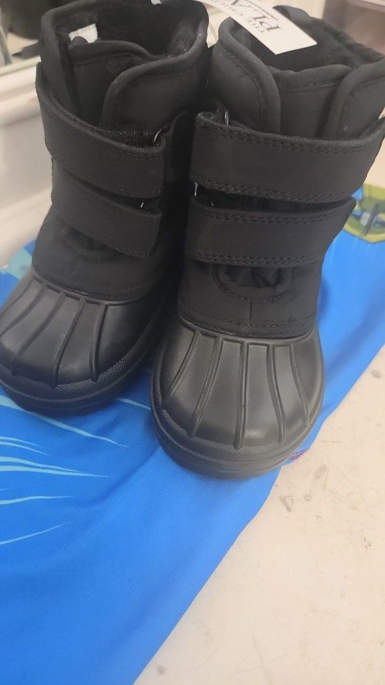 Black Toddler Snow Boots Sz 5
