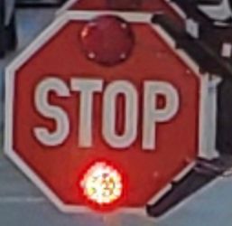 BRAND NEW STOP SIGN with LIGHTS