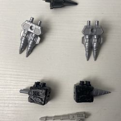 Vintage 6 Piece Lot G1 Hasbro Transformer Accessory Parts Early 1990s Rare Items