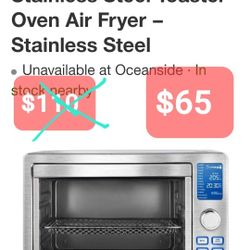 Gourmia Digital Stainless5 Steel Toaster Oven Air Fryer – Stainless Steel  