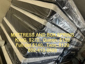 King. Queen. Full. Twin. Bed And Box Spring 