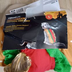 New Halloween Hotdog Dog Costume Size (L) $5