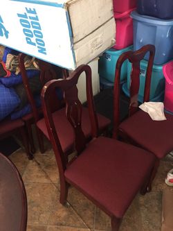 Table and chairs