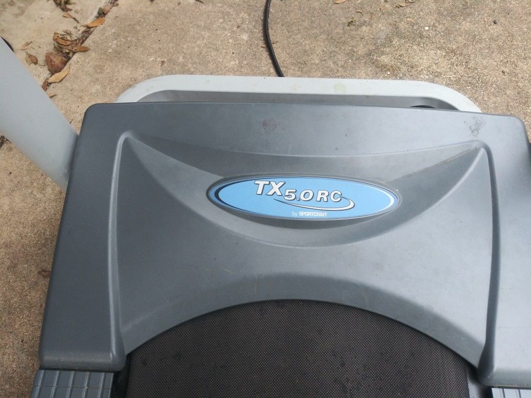 Sportcraft treadmill cheap model tx5 0rc