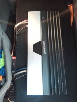 Biggest alpine bass amp you ever seen for sale