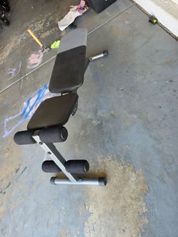 Adjustable Weight Bench with Leg Roller