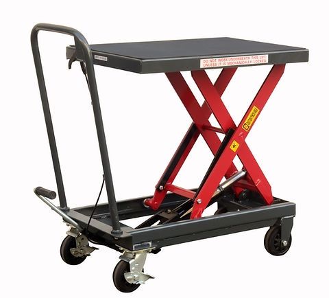 Scissor Lift Table, 1000 lb. Cap, 32"L x 20"W, 34.5" Lift Height(PAKLT02)