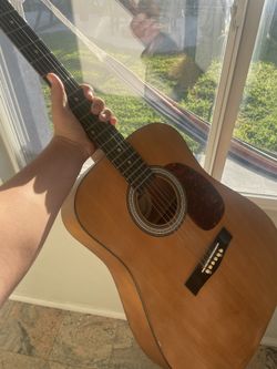 Acoustic Guitar With Case