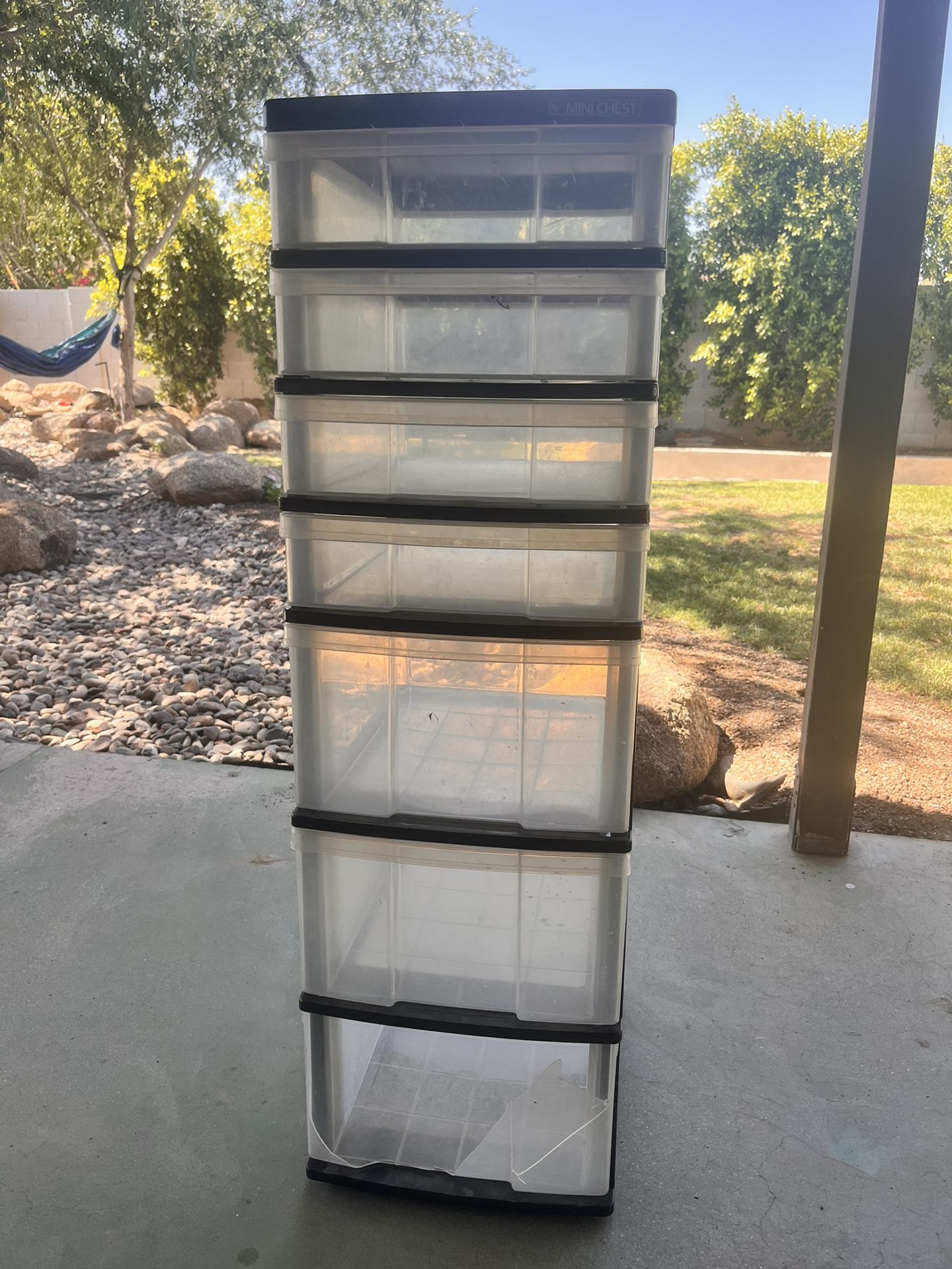 7 Drawers Plastic Organizer