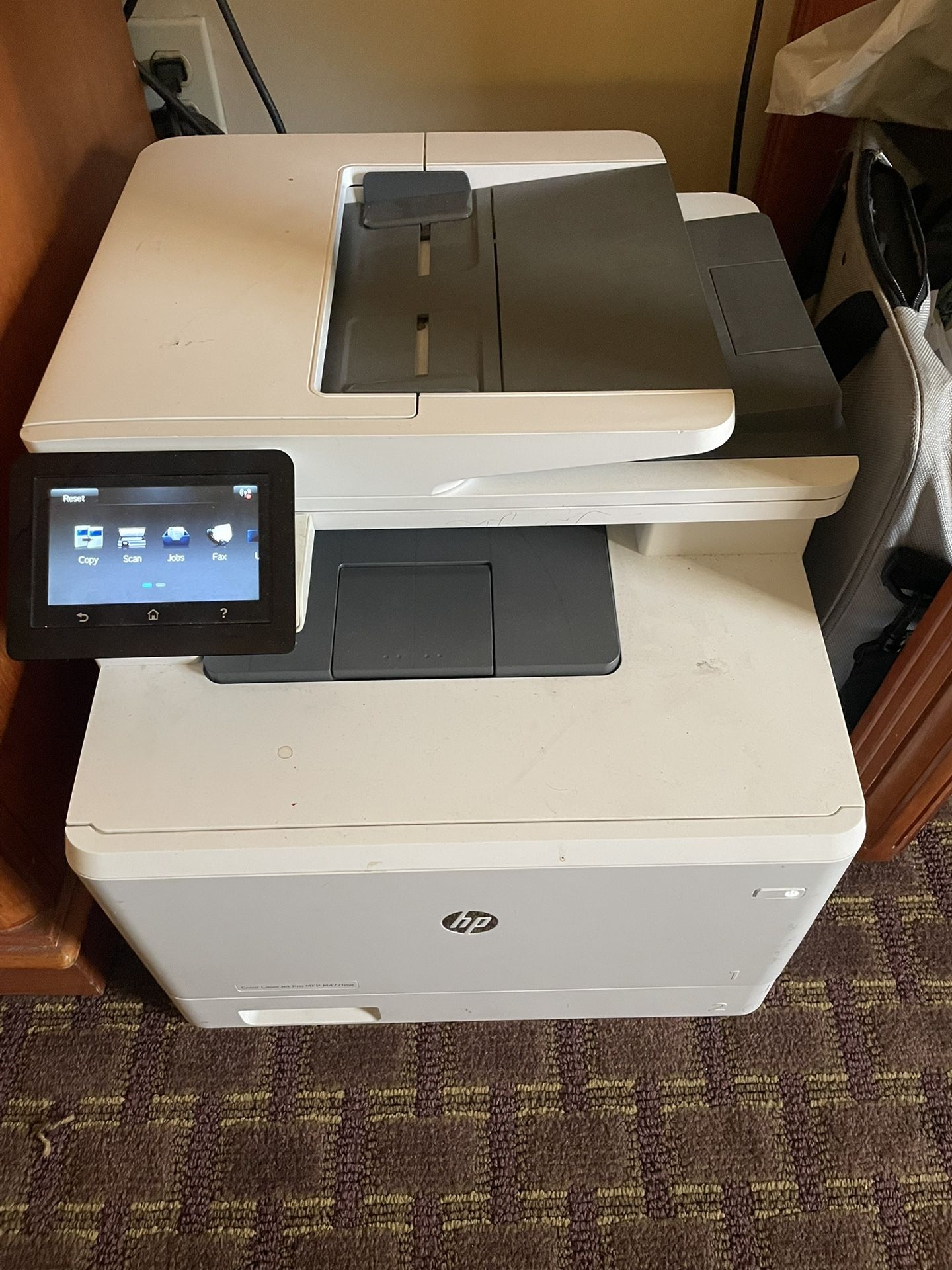 Color Laser Het Pro MFP M477fnw Printer Not Working