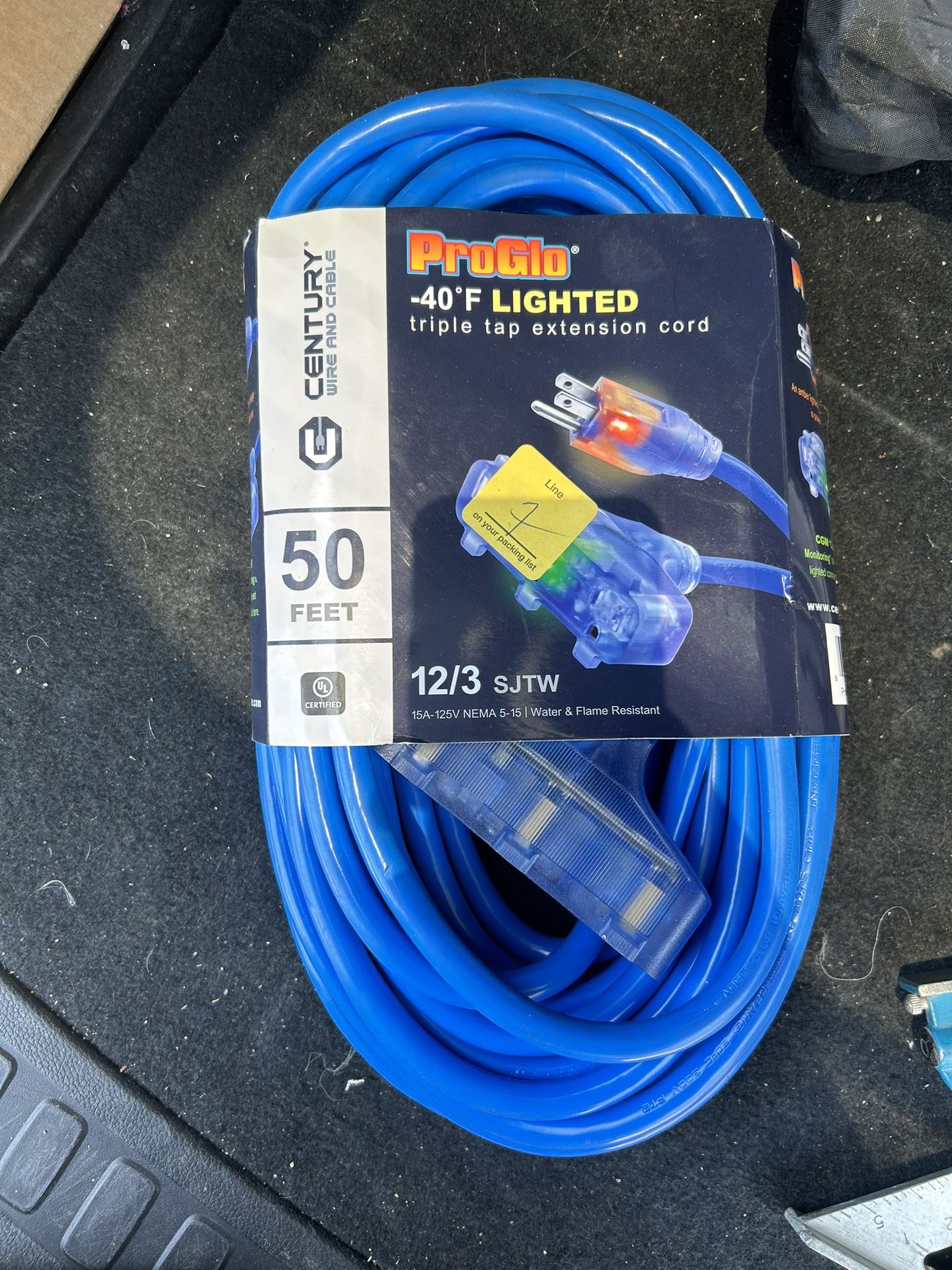 50 Foot Extension Cord (12 Gauge)