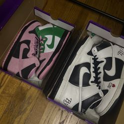 nike sb *rare* sz 10.5 both clean nike jordan adidas asic balenciaga supreme bape
