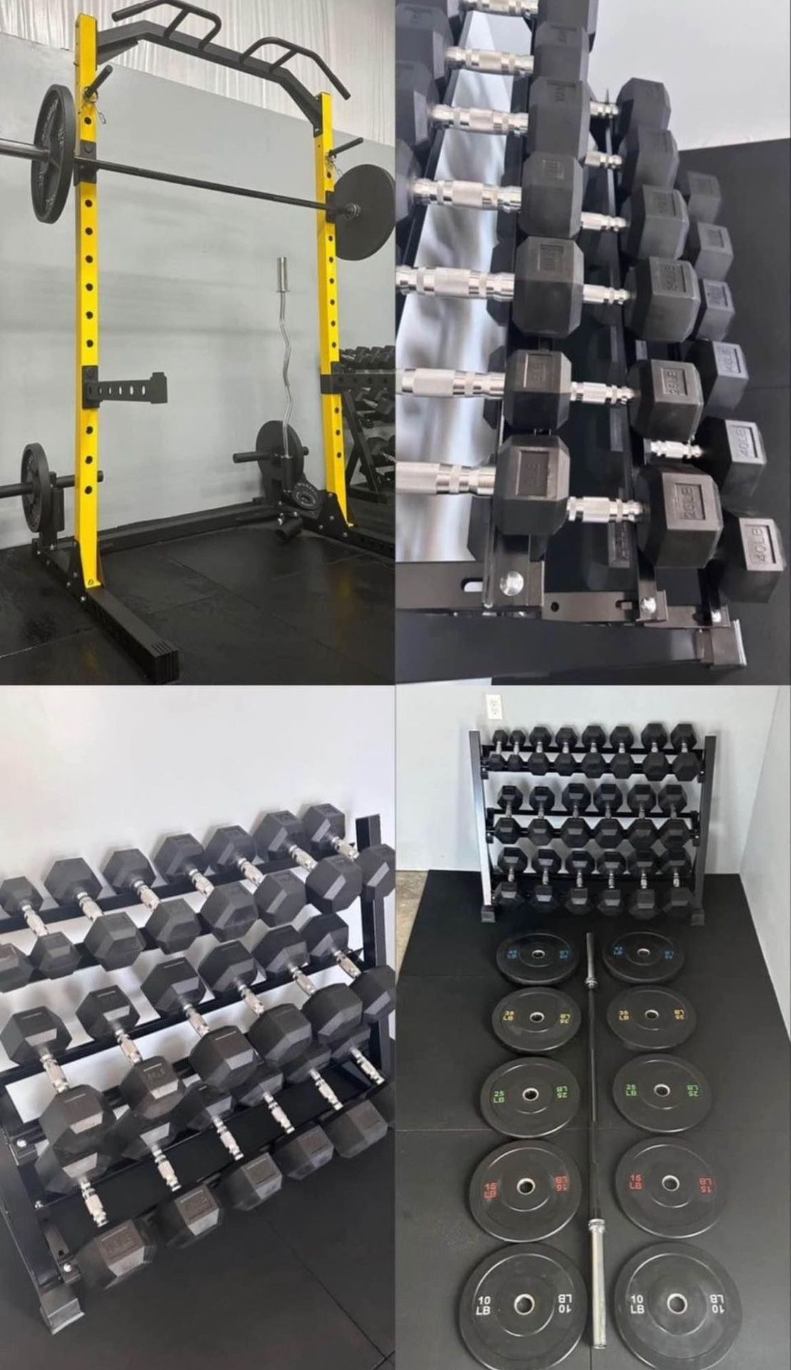 PRICING BELOW ⬇️  New workout equipment for home or garage gym setups