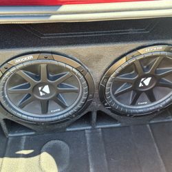 Selling Subwoofers And Amp Together!!!