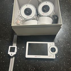 Project Nursery Baby Monitor With Watch 2 Cameras And Tablet