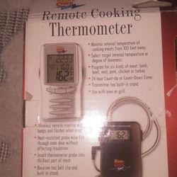 Wireless Remote BBQ Grill Cooking Thermometer