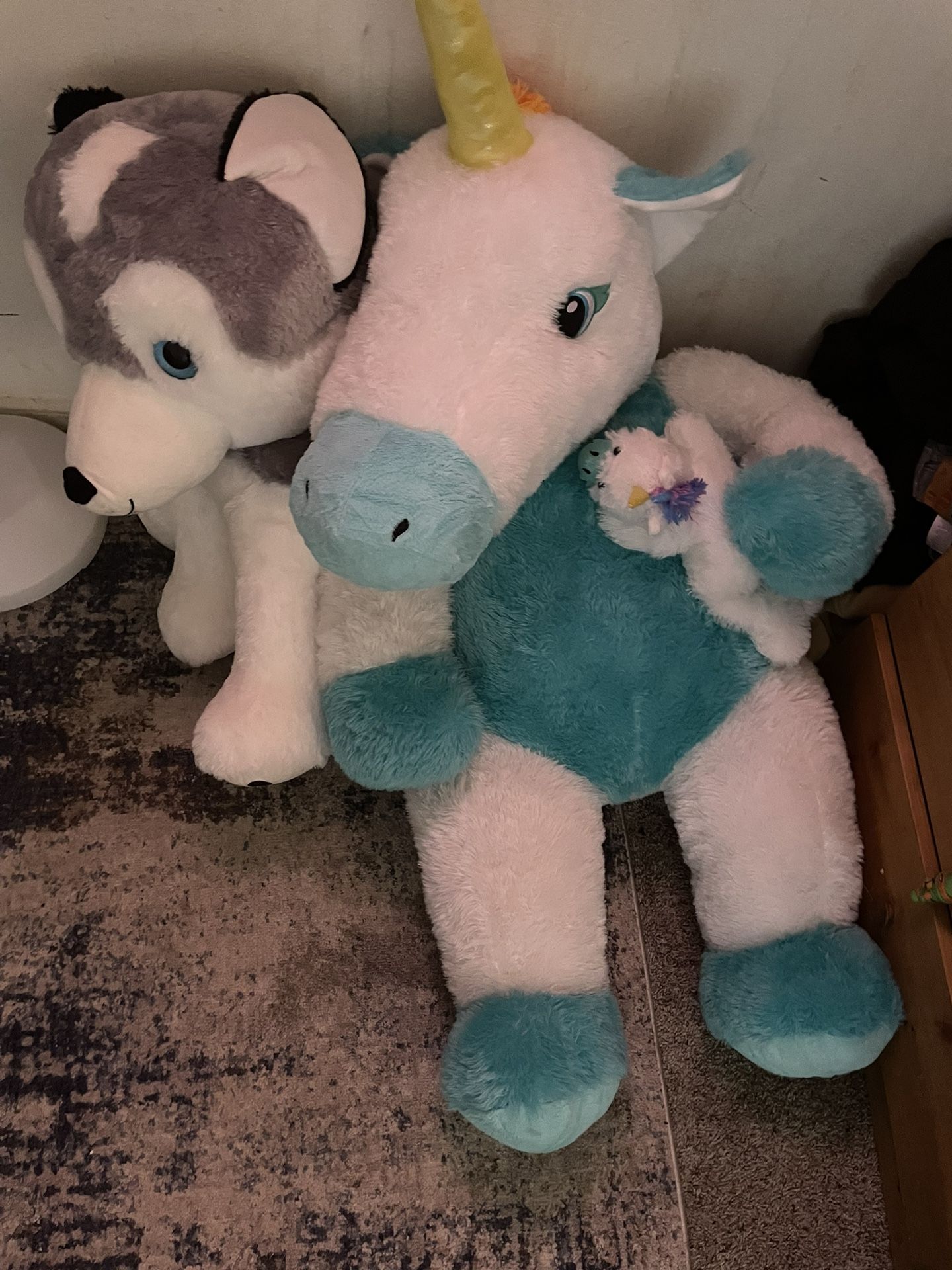 Two Stuffed Animals 