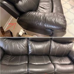 Haverty’s 3 Seater Manual Reclining Sofa
