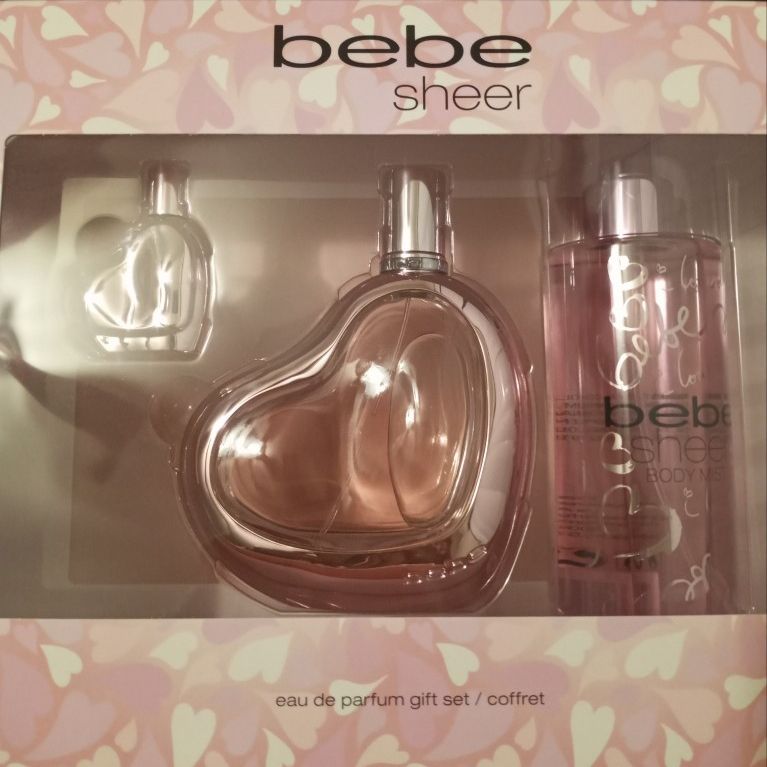 Bebe, Rose Sheer Eau De Parfum,  Christmas  Gift 🎁 Set. Perfume