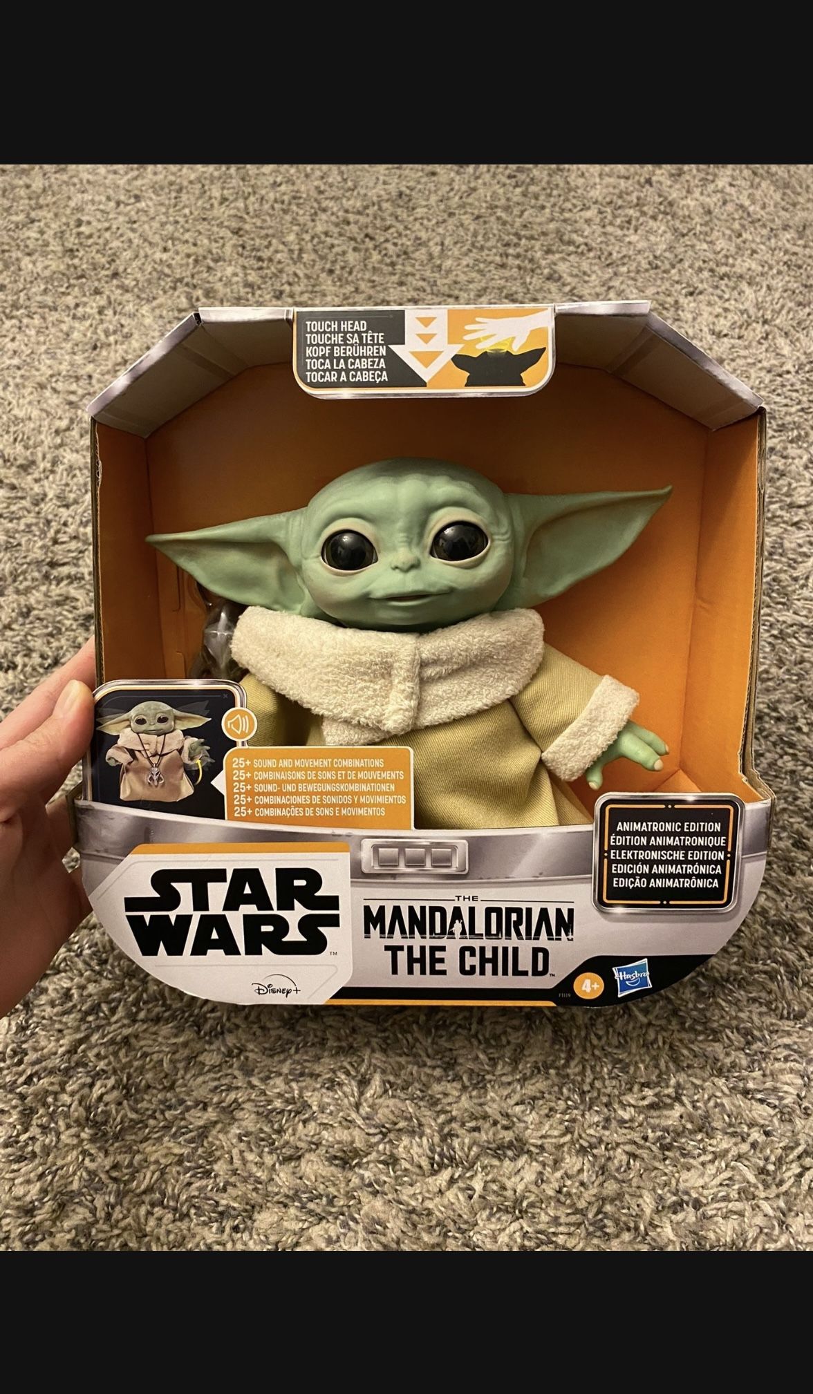 Star Wars Mandalorian 8" The Child Animatronic Edition with Motion & Sounds