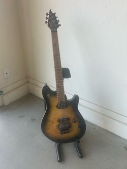 Electric Guitar Sunburst Finish with Floyd Rose