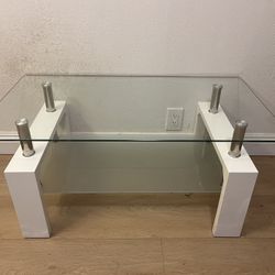 Modern Glass Coffee Table (Read Description)