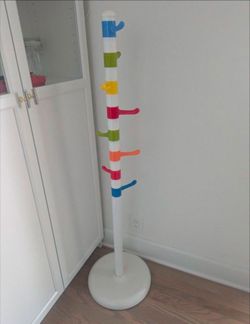 Ikea Krokig memphis style children's coat rack
