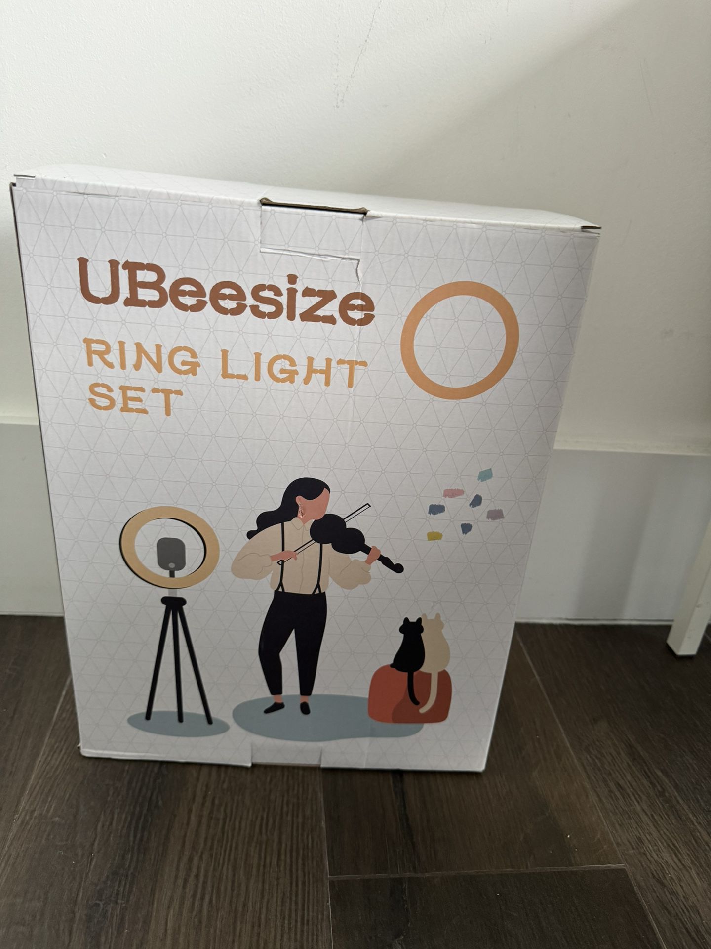 Ubeesize 10” Ring Light With Tripod, Selfie Ring