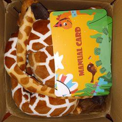 BRINJOY Giant Giraffe Stuffed Animal Set