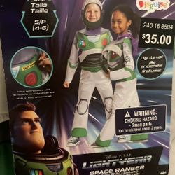 Disney Pixar Light Year Buzz Light Year Space Ranger Halloween 🎃 Costume 👻 