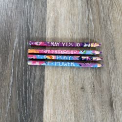 Set Of 4 My Little Pony Pencils 