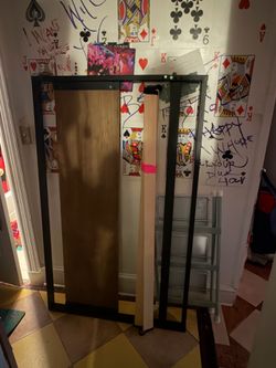 west elm bed frame almost new all parts queen