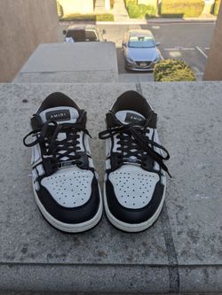 Amiri Skel Low-Top Sneakers Black White