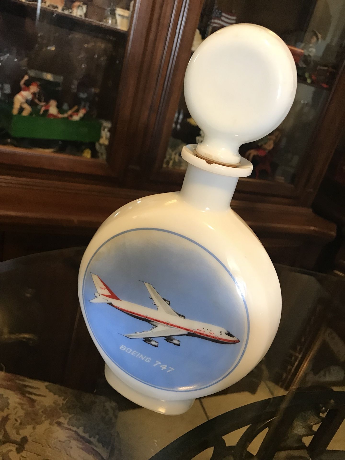 Collectible whiskey bottle Boeing