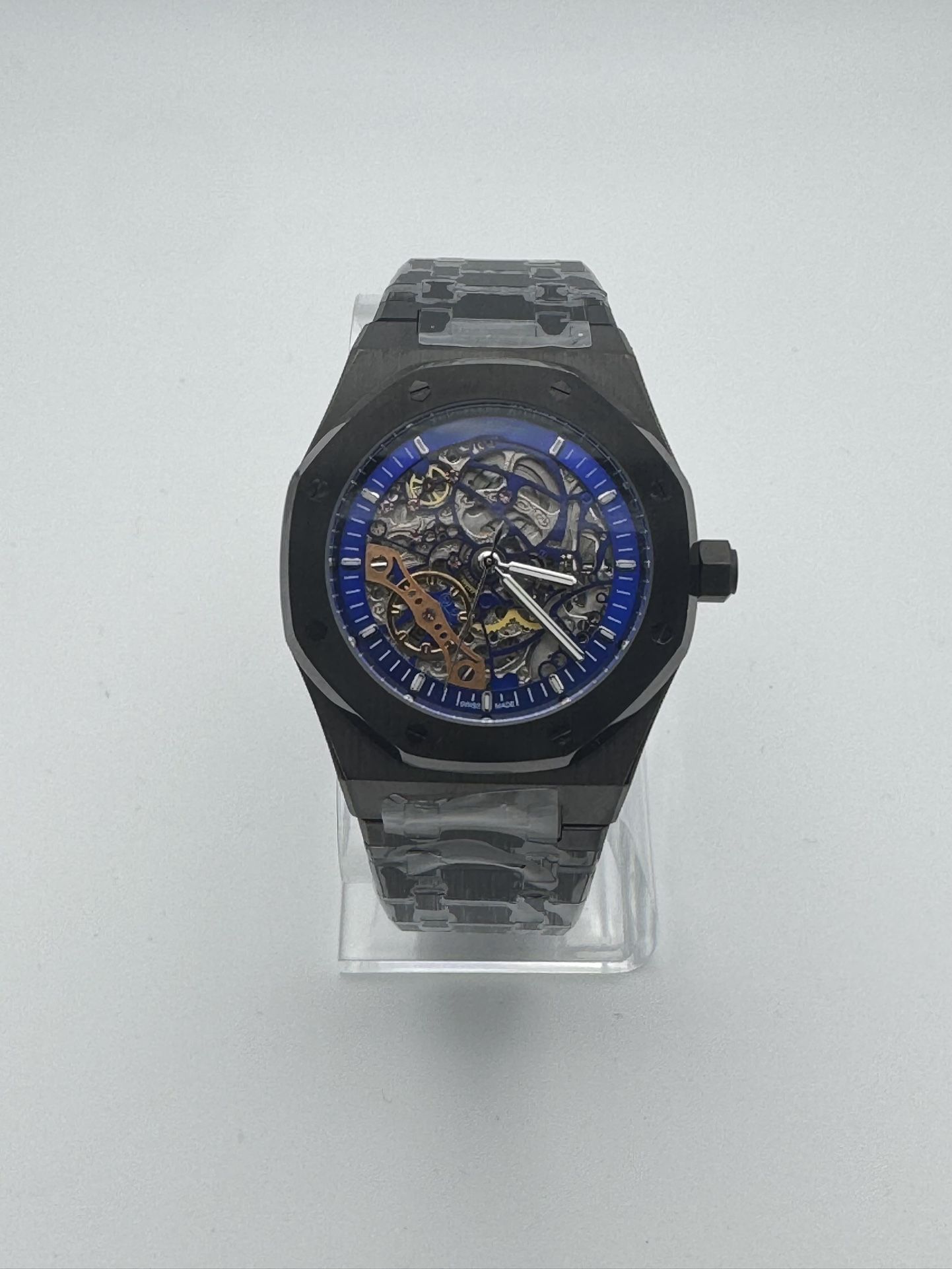 Black With Blue Face 41mm