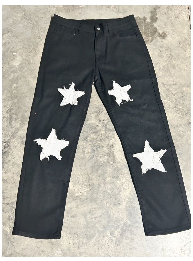Y2K Star Jeans
