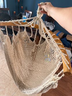 Macrame chair/hammock