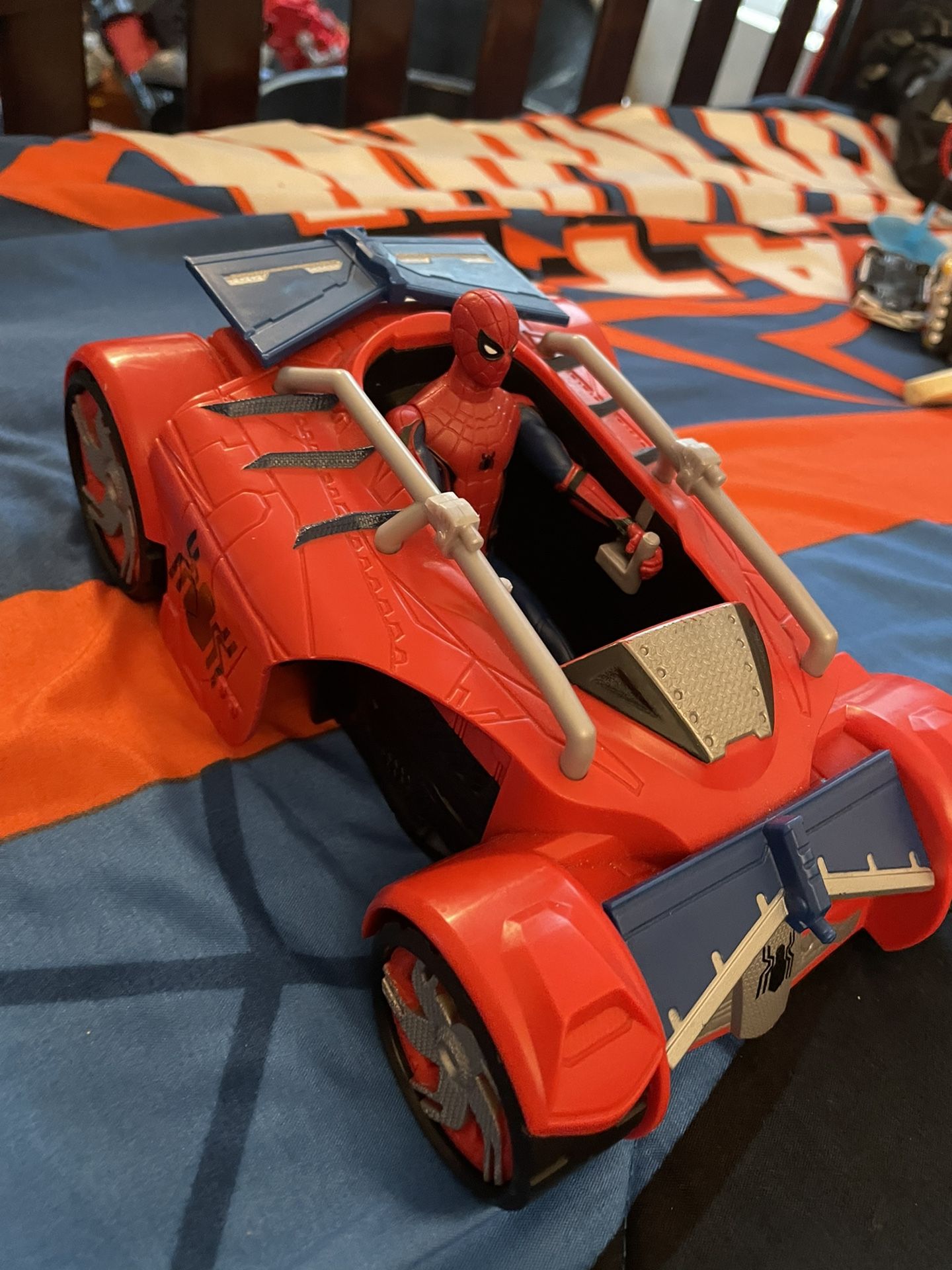 Spider-Man Toy Car And Action Figure