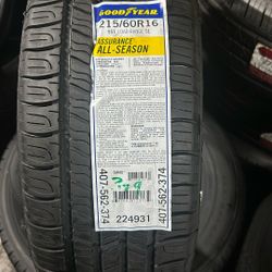 Brand New Set Of Goodyear 215/60R16 Tires Ask Me For Your Size