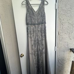 Designer Gown, Floor Length dress, Adrianna Papell