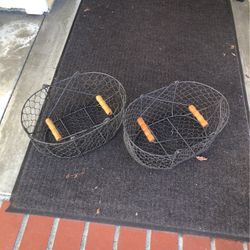 Vintage Egg / Fruit / Vegetable Baskets 