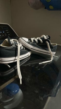 Converse 9c Black White Kids