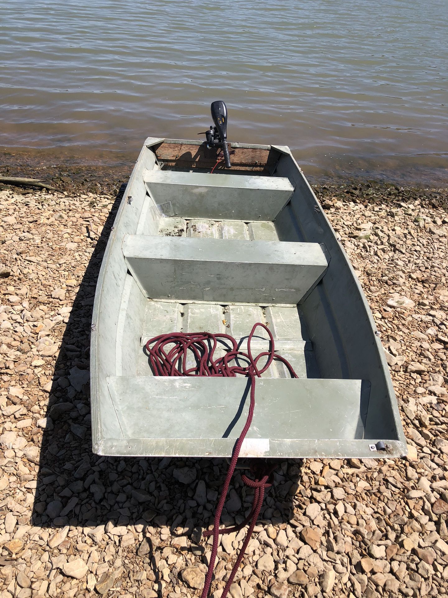 12 Foot Flat Bottom Boat Aluminum 