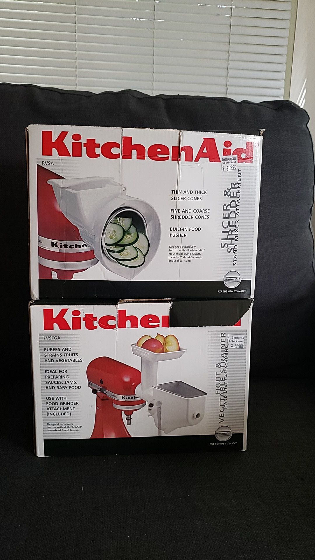 2 atatchments kitchenAid rarely used