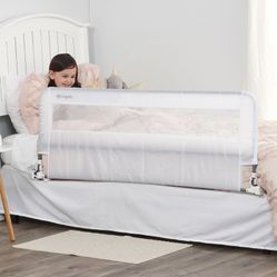 Regalo Hideaway 54-Inch Extra Long Bed Rail Guard, with Reinforced Anchor Safety System, 54” L x 20”